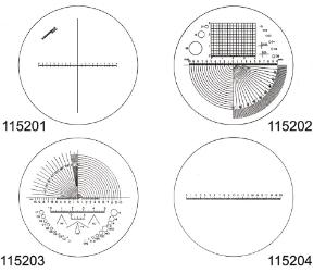 Accessories for measuring magnifiers