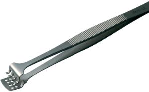 Wafer tweezers, perforated