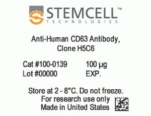 Anti-human CD63 antibody, spectrum H5C6