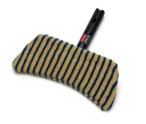 Scrubber cover - scrubber stripes clean srubborn dirt and soap scum on tub and tile surfaces