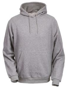 Sweatshirt with hood, mottled grey