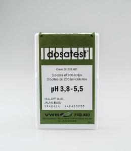 Bandelettes indicatrices de pH, DOSATEST®