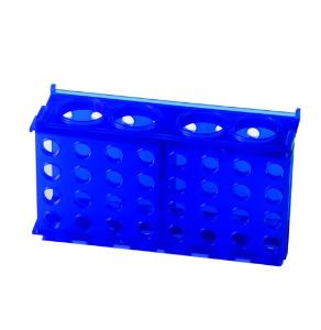 4-Way microtube rack, blue