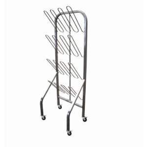 Boot rack pedestal 8 pairs mobile