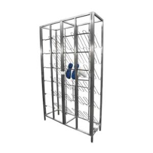 Boot rack pedestal 24 pairs LOCKABLE