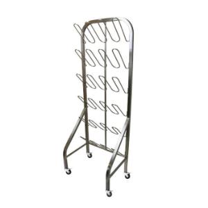 Shoe rack pedestal 12 pairs mobile