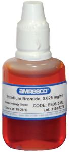 Ethidium bromure 0,625 mg/l en solution aqueuse, Qualité Biotechnologie