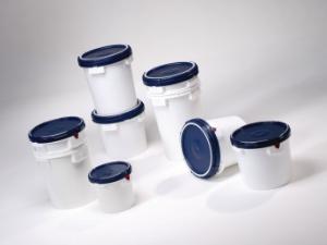 Containers, Click Pack, nestable, with screw lid, UN-marking