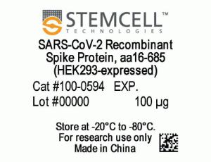 SARS-CoV-2 recombinant spike protein, aa16-685 (HEK293-expressed)