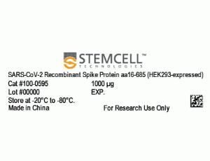 SARS-CoV-2 recombinant spike protein, aa16-685 (HEK293-expressed)