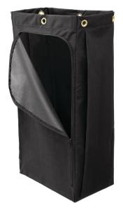 Canvas bag with vinyl lining 114 L black