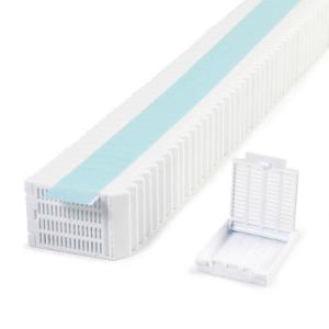 Tissue cassettes, Slimsette™, in QuickLoad™ stacks, M509T, white