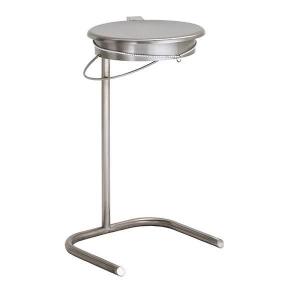 TEKNOMEK Open frame pedestal waste bin (lift lid)