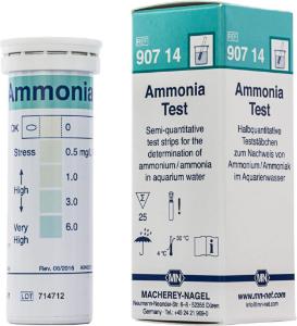 Semi-quantitative test strips Ammonia test