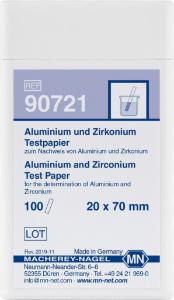 Qualitative Aluminum/Zirconium test paper, 10?mg/L Al³??/?20?mg/L Zr??