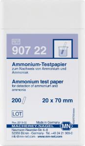 Qualitative ammonium test paper for ammonium: 10?mg/L NH??