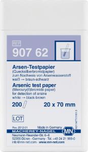 Qualitative Arsenic (mercury bromide) test paper for Arsenic: 0,5??g arsenic