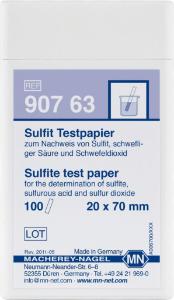 Qualitative sulphite test paper for sulphite: 10?mg/L Na?SO?