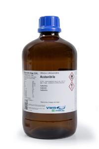 Acétonitrile, anhydre (max. 0,003% H₂O) ≥99.95%, HiPerSolv CHROMANORM® Reag. Ph. Eur., Reag. USP, ACS, Qualité Super Gradient pour les systèmes UPLC/UHPLC/Ultra HPLC