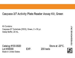 Caspase-3/7 Activity plate Reader Assay kit, Green