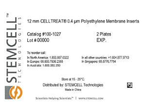 12 mm cellTREAT® 0.4 µm Polyethylene Membrane Inserts