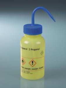 Wash bottles, wide neck, with printed name, LaboPlast®