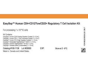 EasySep™ human CD4+CD127lowCD25+ Regulatory T cell isolation kit