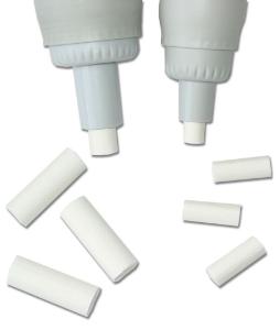 Nozzle protection filters for single channel pipettes