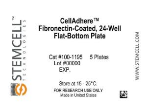 CellAdhere™ Fibronectin-Coated, 24-well flat-bottom plate