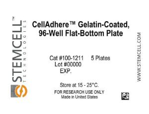 CellAdhere™ Gelatin-Coated, 96-well flat-bottom plate