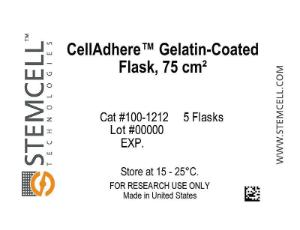 CellAdhere™ Gelatin-Coated flask, 75 cm²