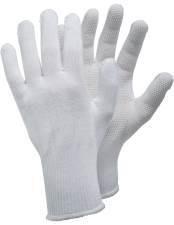 Cotton gloves with dots