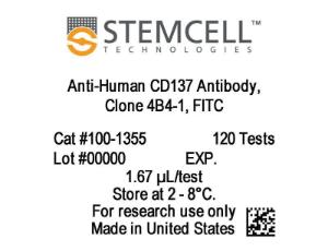 Anti-human CD137 (ILA) antibody, spectrum 4B4-1, FITC