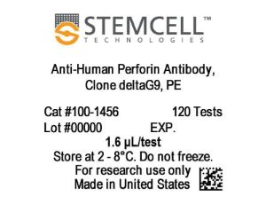 Anti-human Perforin antibody, spectrum deltaG9, PE