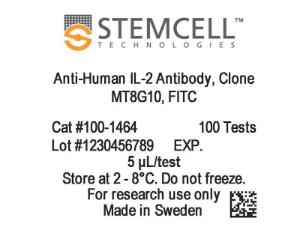 Anti-human IL-2 antibody, spectrum MT8G10, FITC