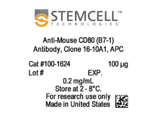 Anti-mouse CD80 (B7-1) antibody, spectrum 16-10A1, APC