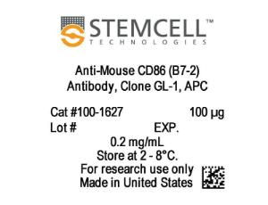 Anti-mouse CD86 (B7-2) antibody, spectrum GL-1, APC