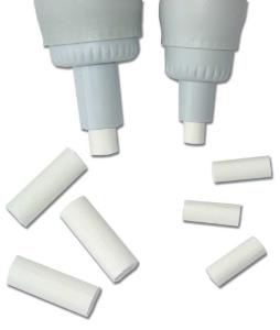 Nozzle protection filters for single channel pipettes