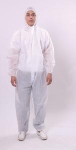 VWRI113-6232 - COVERALL W/HOOD WHITE SPP50 ESD 2XL