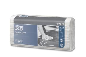 Tork polishing cloth fold