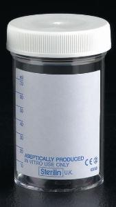 Sterilin™ Samples Containers with Screw Caps, PS, 60 to 250 ml