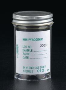 Sample containers, with screw cap, non-pyrogenic, Sterilin®