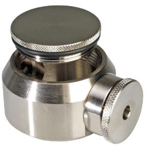 Push on calibration device, nickel plated brass