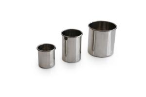 Beakers, stainless steel