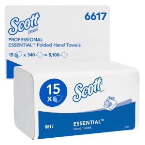 Hand towel, interfolded, SCOTT® ESSENTIAL™