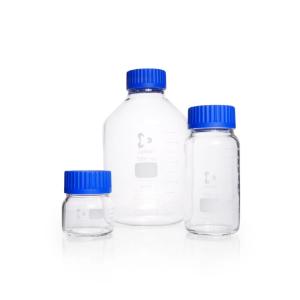 Bottles, wide neck, clear, with GLS 80® thread