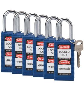 Safety padlocks, long body