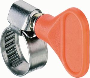 Tubing clamps, stainless steel