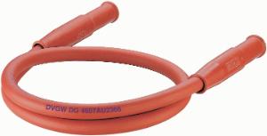 Safety gas tubing with sleeve