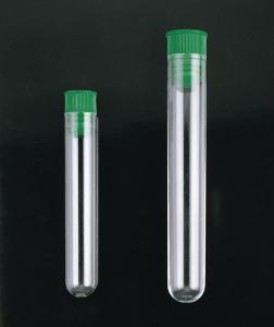 Test and sample tubes with stopper